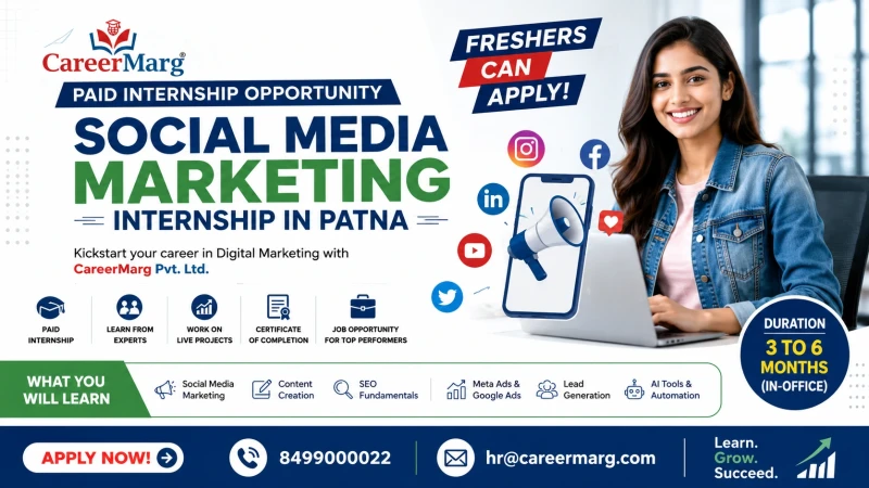 Social Media Marketing Internship in Patna