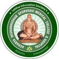 Acharya Deshabhushan Ayurvedic Medical College & Hospital, Belagavi Logo