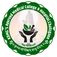 KDMG's Ayurved Medical College and Hospital, Chalisgaon Logo